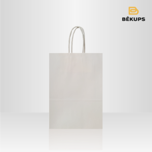 BOLSA PAPEL BLANCA 20x14x8 cm (pequeña)