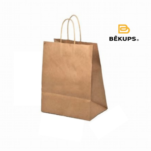 BOLSA PAPEL KRAFT 20x14x8 cm (pequeña)